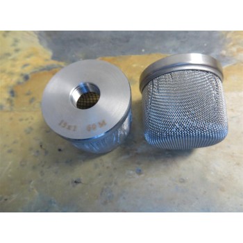 Aanzuig RVS korfzeef 60 Mesh